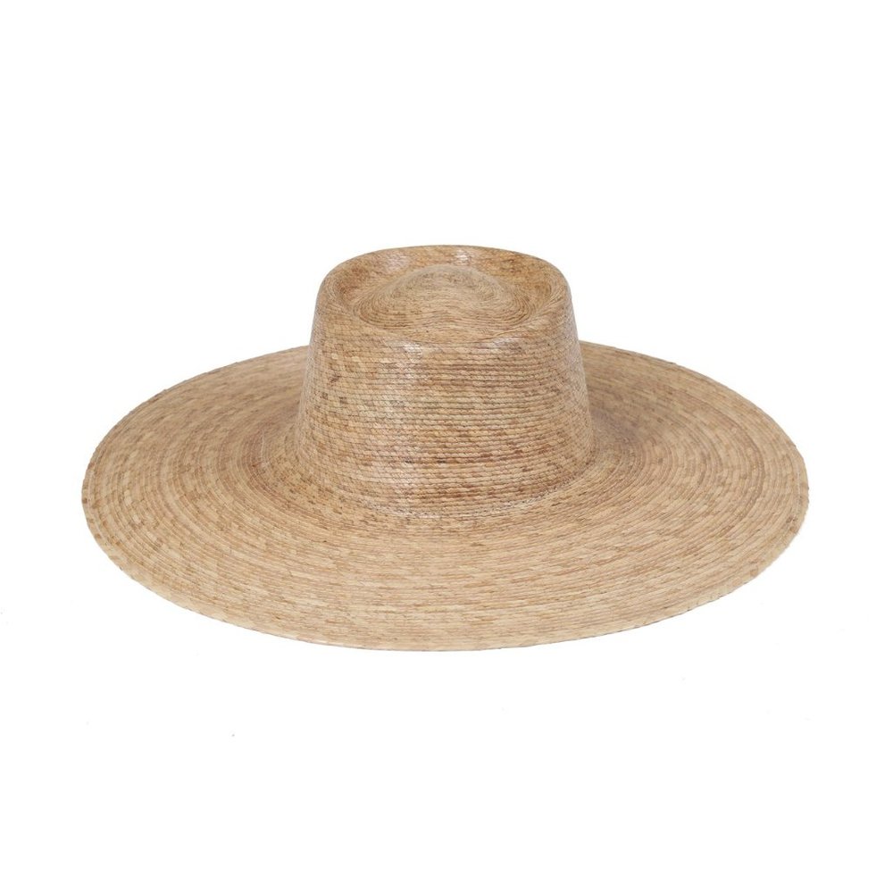 LACK OF COLOR - PALMA WIDE STRAW BOATER HAT